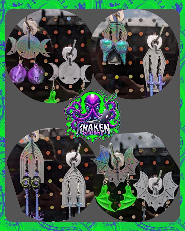 Gothic Jewellery Display Cards!