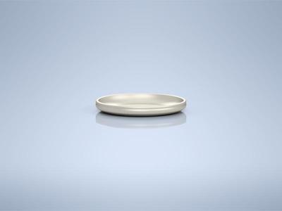 Small modern flat bowl