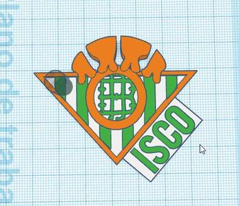 Real Betis keychain