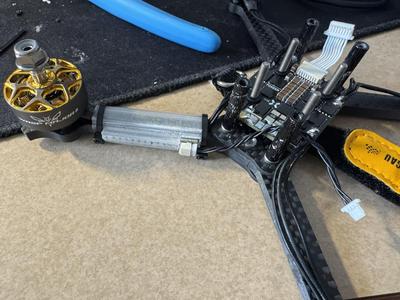 Five33 Lightswitch V2 Ultra arm cover with HGLRC LED strip