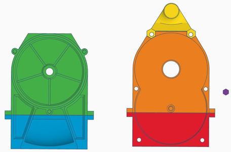 Modular SrHa_Gehaeuse for Air Raid Siren - hand crank version, for Small 3D-printers