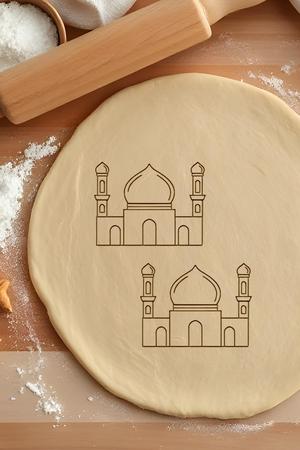 Mosque Cookie Cutter, Biscuit Cutter