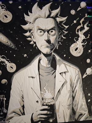 Rick Sanchez HueForge
