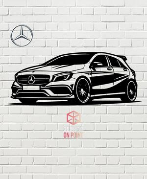 MERCEDES A45 AMG - 2D WALL ART #2