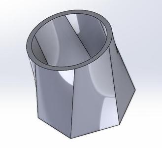 pen holder hexagon circle