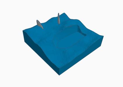 Shark Benchy stand