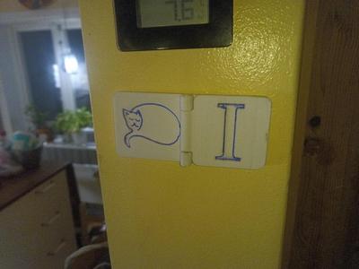Cat is In/Out, customizable