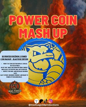 Blastoise Power Coin - Mas Fuego 3D.3mf