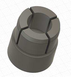 Spacer for shoe rack filament storage