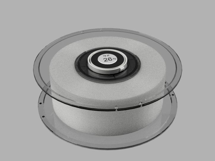 Desiccant Spool with Hygrometer
