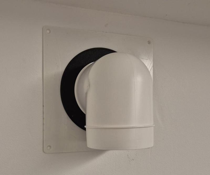 Adapter für Lüftungsrohr