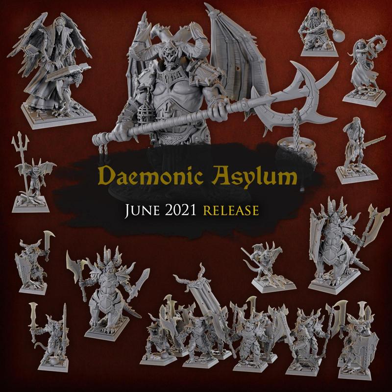 Titan Forge Miniatures - 2021 - June - Daemonic Asylum
