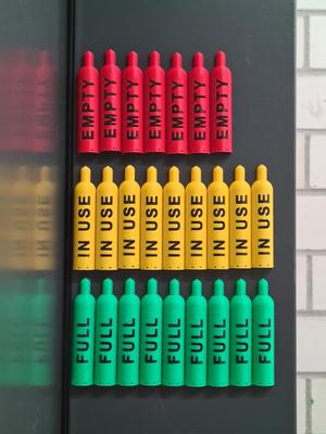 Gas Cylinder Magnets