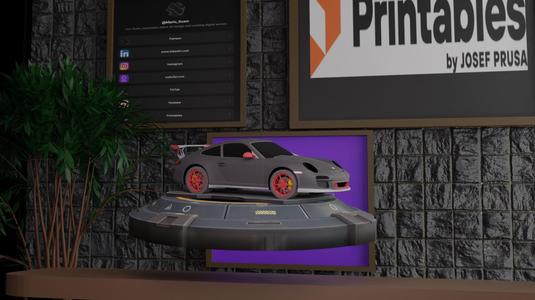 Collector Vehicle Display Stand – 3D Printed Showcase Base