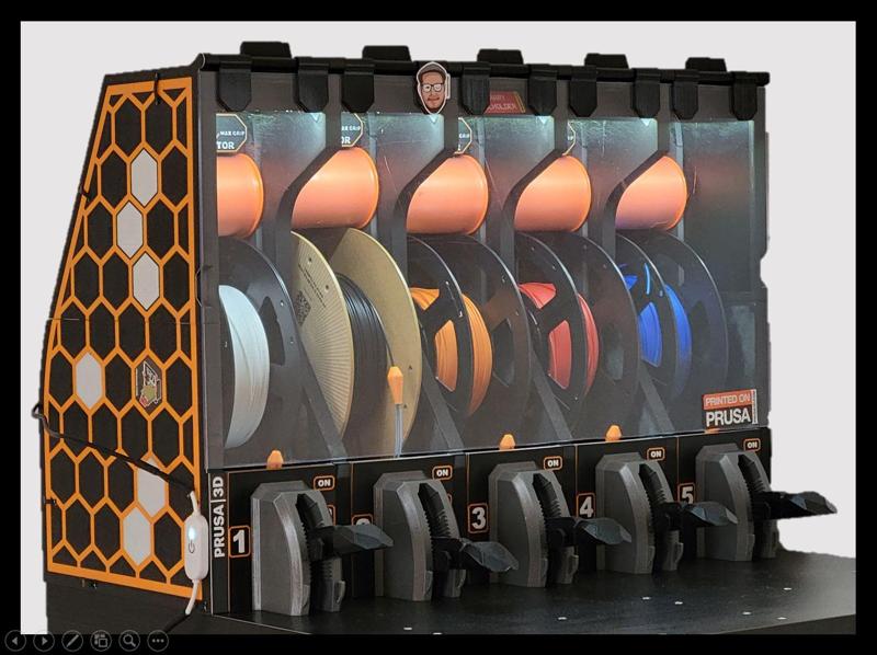 MMU BOX : Upgrade Your Prusa MMU3 User Experience! (Engineered Rewind System)