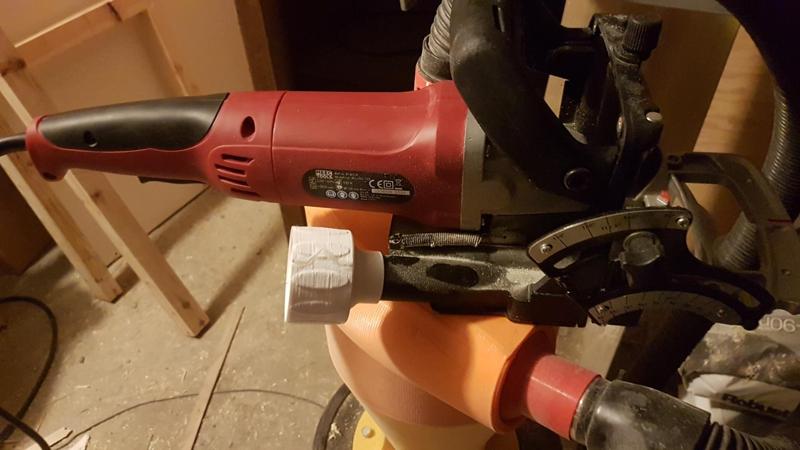 "Quick" connector vaccum hose adapter for Meec Tools M1J-KZ-100 Biscuit joiner