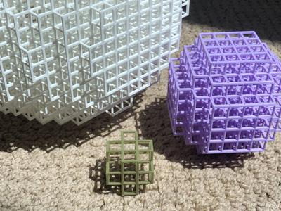 Sphere of ManyCubes (OpenSCAD)