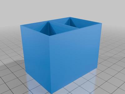 Double charger organizer