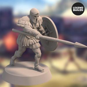 Realm of Eros Soldier with Spear - Pose 5