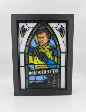 Wolverine Stained Glass Light Box