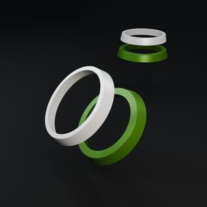 Adapter rings for bases (25 mm to 28, 32 or 40 mm)