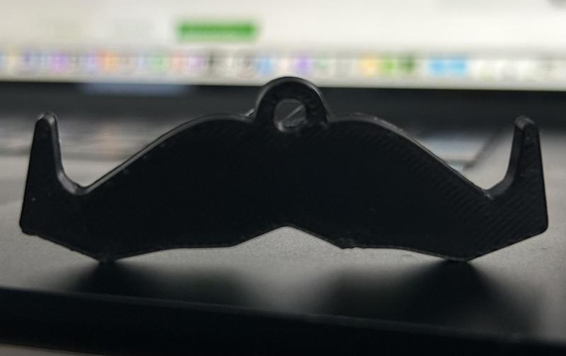 Movember Moustache / Mustache Keychain - Happy Movember!