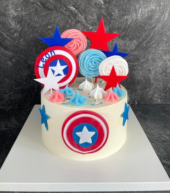 Captain America Shield and Stars