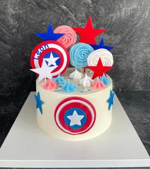 Captain America Shield and Stars