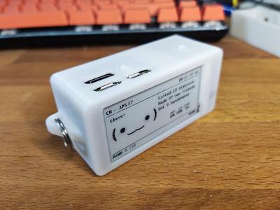 Pwnagotchi case ("Slim" ,rasperry pi Zero + Waveshare V3 + PiSugar 3)