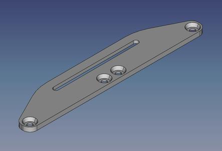 Fractal Design Nexus 9p slim mount (for Fractal Torrent)