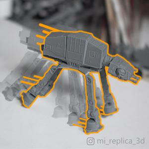 Cute AT-AT Walker Print in Place Gravity Toy