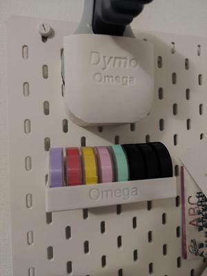 Dymo Omega spool holder for IKEA Skadis
