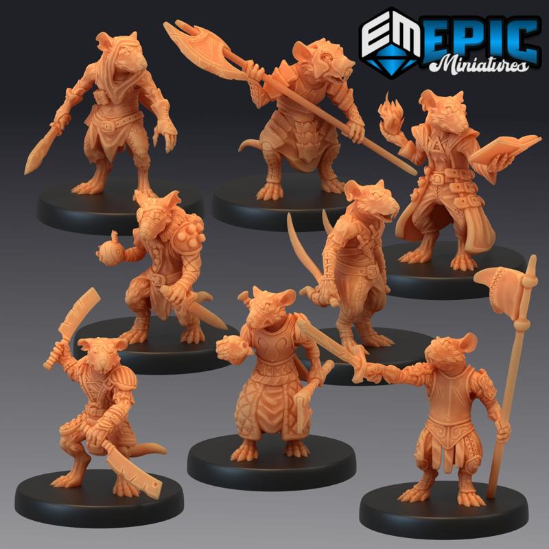 Rat Folk Set / Ratfolk Army / Rodent Bandit