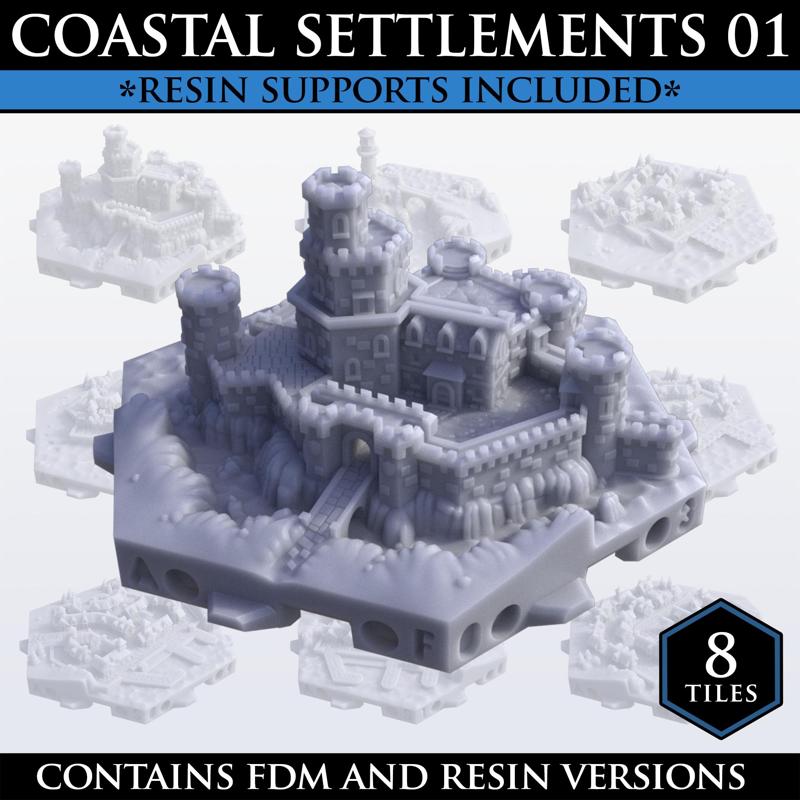 Hexton Hills Coastal Settlements Set 01