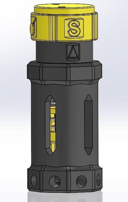 Gremlin Impact-Triggered Airsoft Noise Grenade