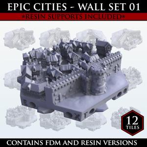 Hexton Hills Epic Cities Wall Set 01