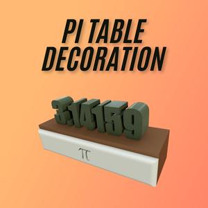 Pi Desk Decoration
