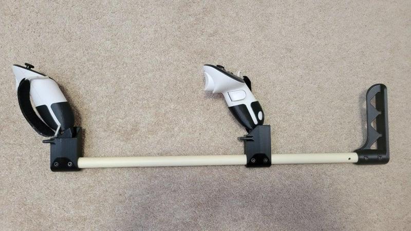 Quest 3 VR Gunstock with Magnetic Attachment Points