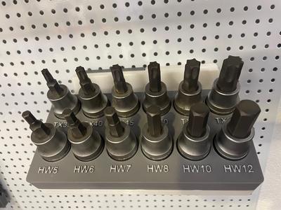 gridfinity torx and allen socket holder bin