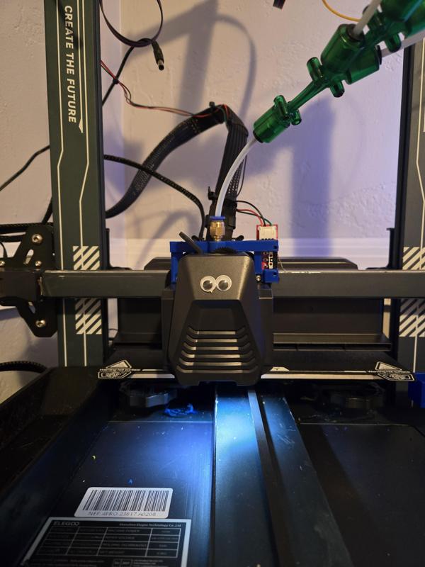 Elegoo Neptune 4 Pro 3D chameleon adapter