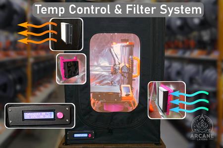 The $100 DIY Temp Controlled and Filtered Printer Enclosure Upgrade