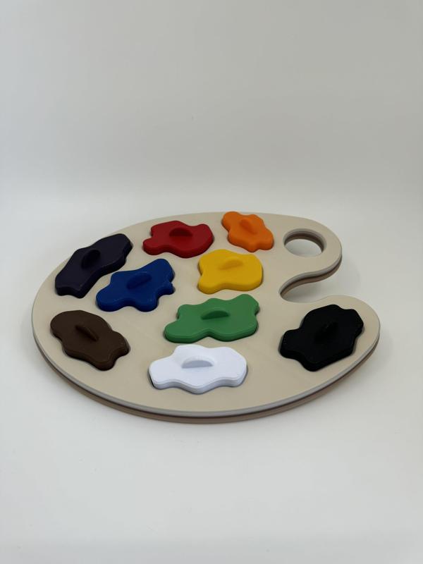Paint Palette Puzzle 
