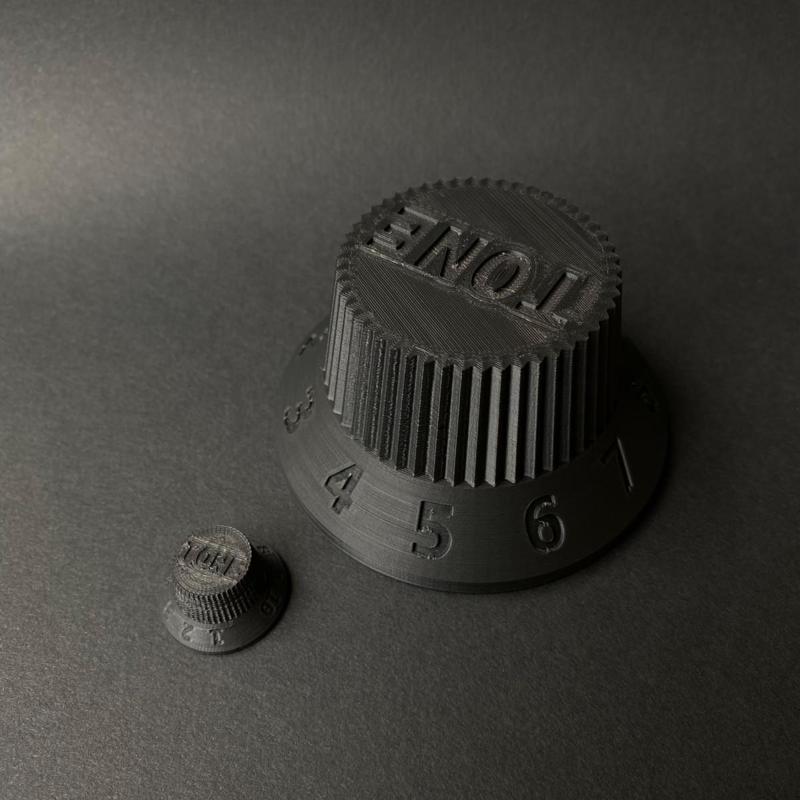 Fender-knob-style container