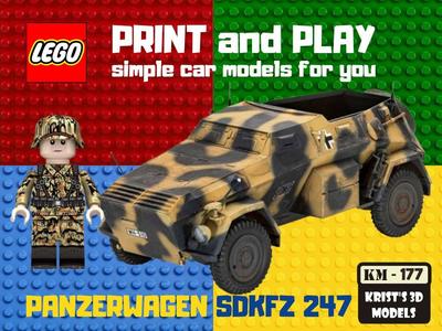 LEGO Panzerwagen Sd kfz 247