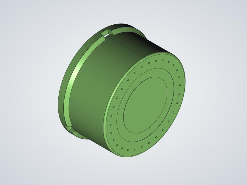 Air filter lid for ABAC Poleposition B20