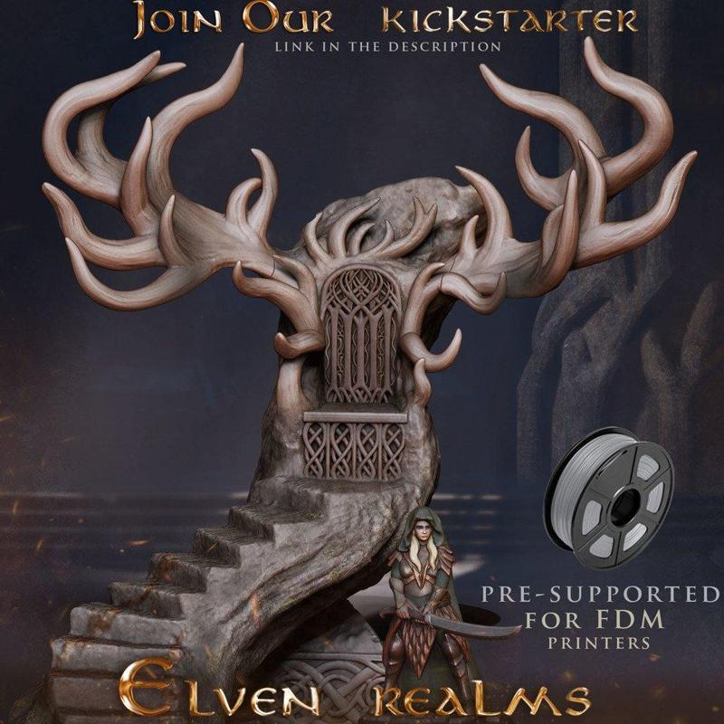 Throne of the Elvenking (FDM printers)