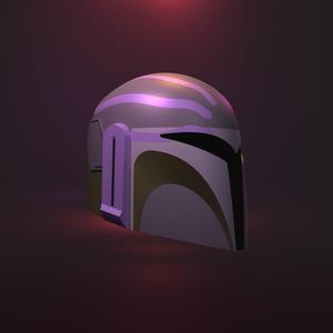 Mandalorian Helmet - Simple Female/Night Owl Grunt Helmet