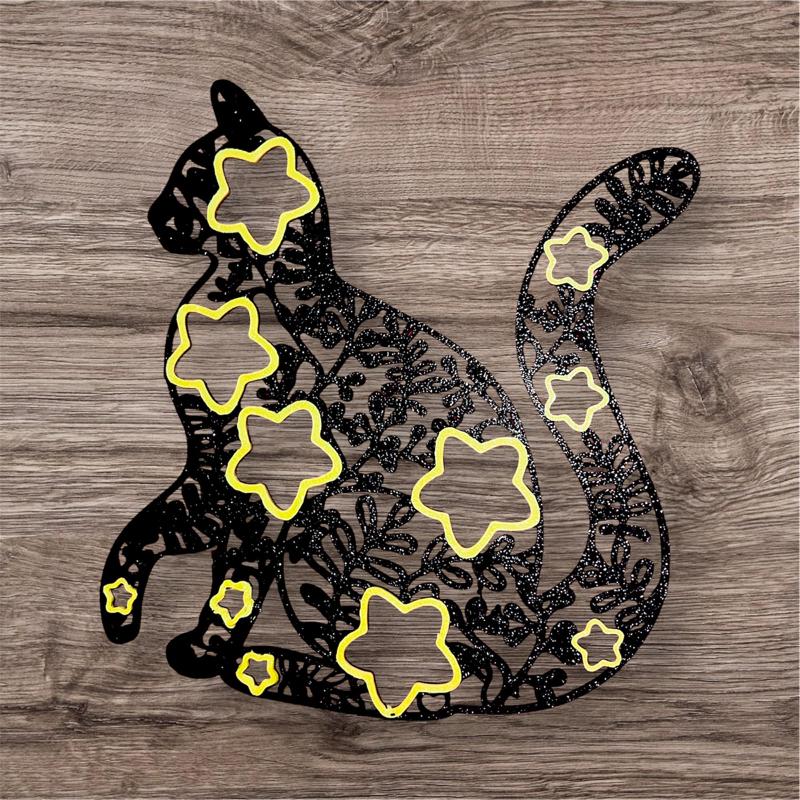 Star Cat wall art 