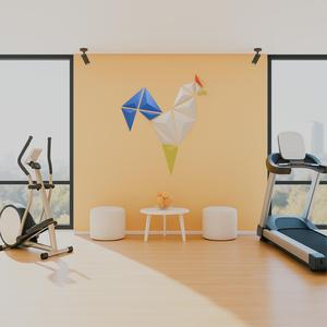 Minimalist Rooster wall art