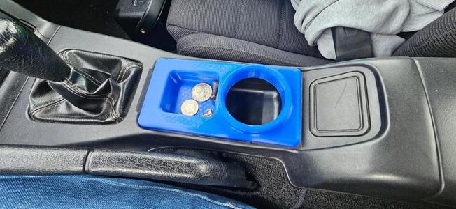 3D printed Cup holder and coin tray for the NA Miata.